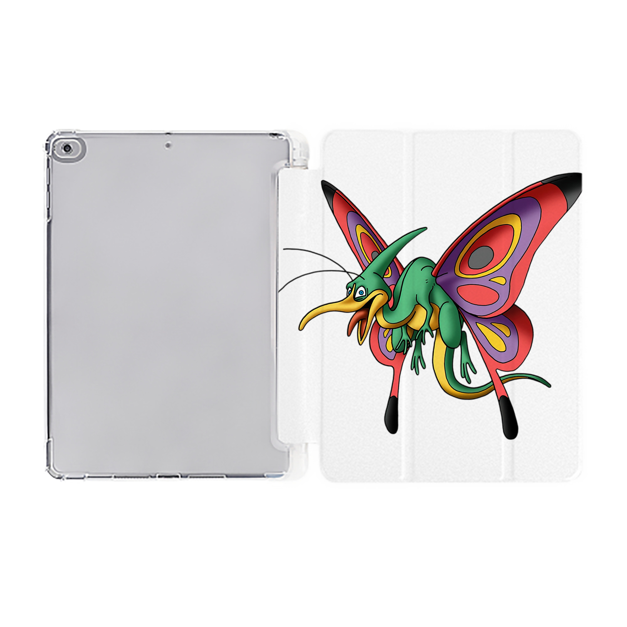（画像用） ドラゴンクエスト Doragon Kuesuto Dragon Quest IPad ケース ペン収納付き 三つ折りスタンド PUレザー×シリコン 対応機種9.5/10.5/10.9インチ